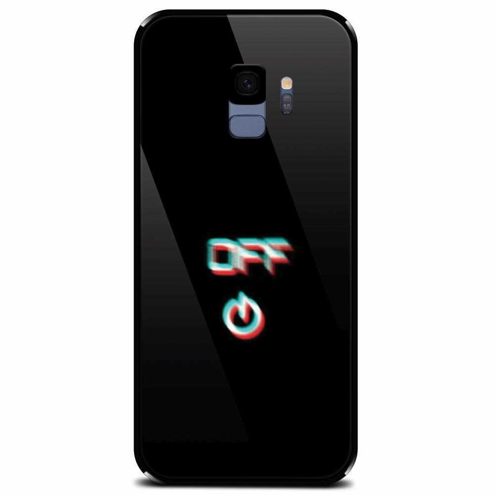 Husa din sticla securizata pentru Samsung Galaxy S9, Off