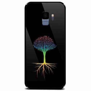 Husa din sticla securizata pentru Samsung Galaxy S9, Tree 001 Husa din sticla securizata pentru Samsung Galaxy S9, Tree 001