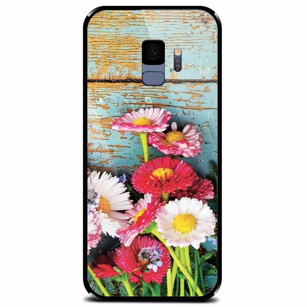 Husa din sticla securizata pentru Samsung Galaxy S9, Summer Time