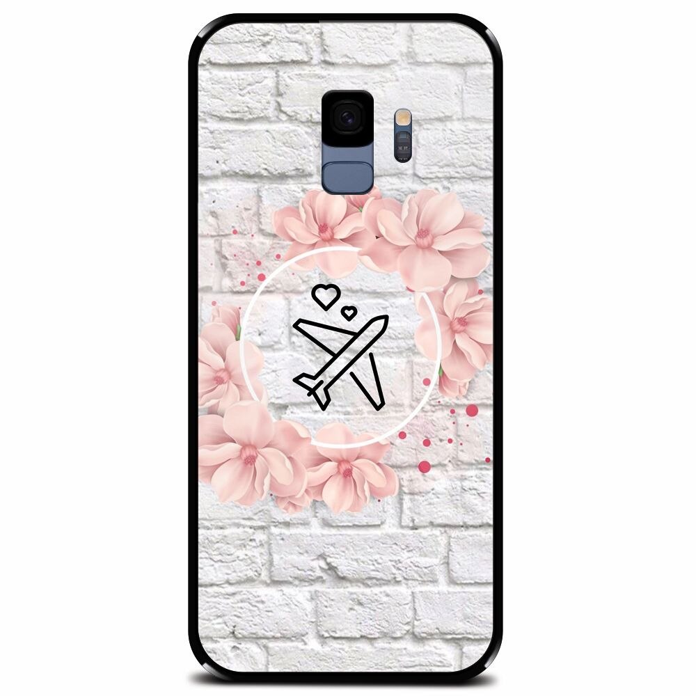 Husa din sticla securizata pentru Samsung Galaxy S9, Travel Dream