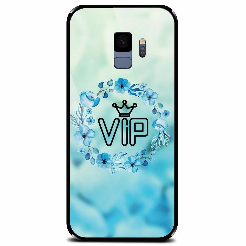 Husa din sticla securizata pentru Samsung Galaxy S9, VIP Qeen
