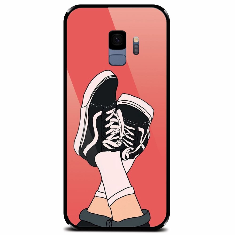 Husa din sticla securizata pentru Samsung Galaxy S9, Relax 101