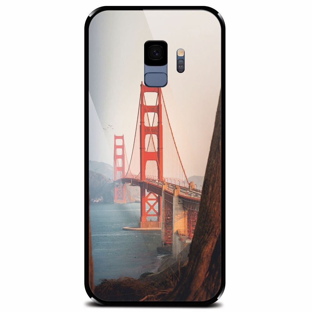 Husa din sticla securizata pentru Samsung Galaxy S9, Bridge