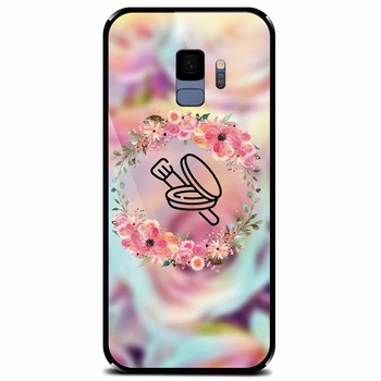 Husa din sticla securizata pentru Samsung Galaxy S9, Make Up Expert Husa din sticla securizata pentru Samsung Galaxy S9, Make Up Expert
