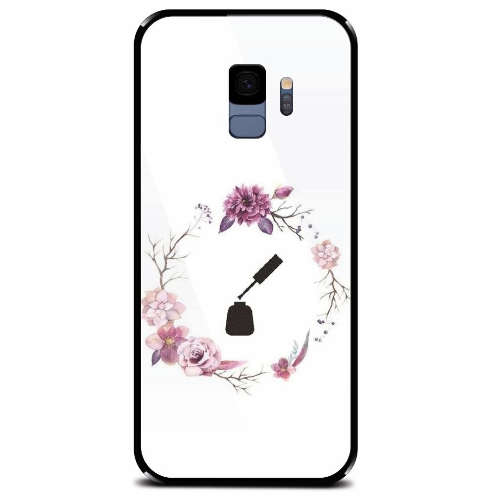 Husa din sticla securizata pentru Samsung Galaxy S9, Icon Nail