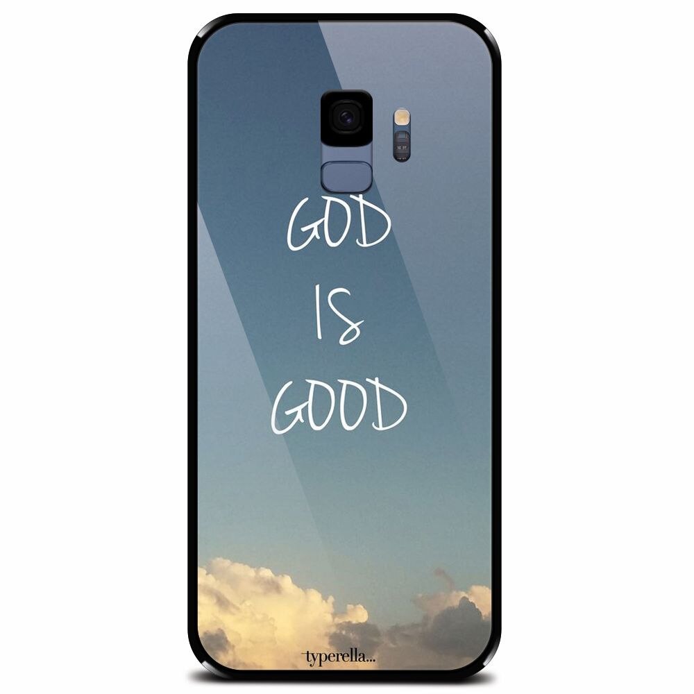 Husa din sticla securizata pentru Samsung Galaxy S9, Good Is Good