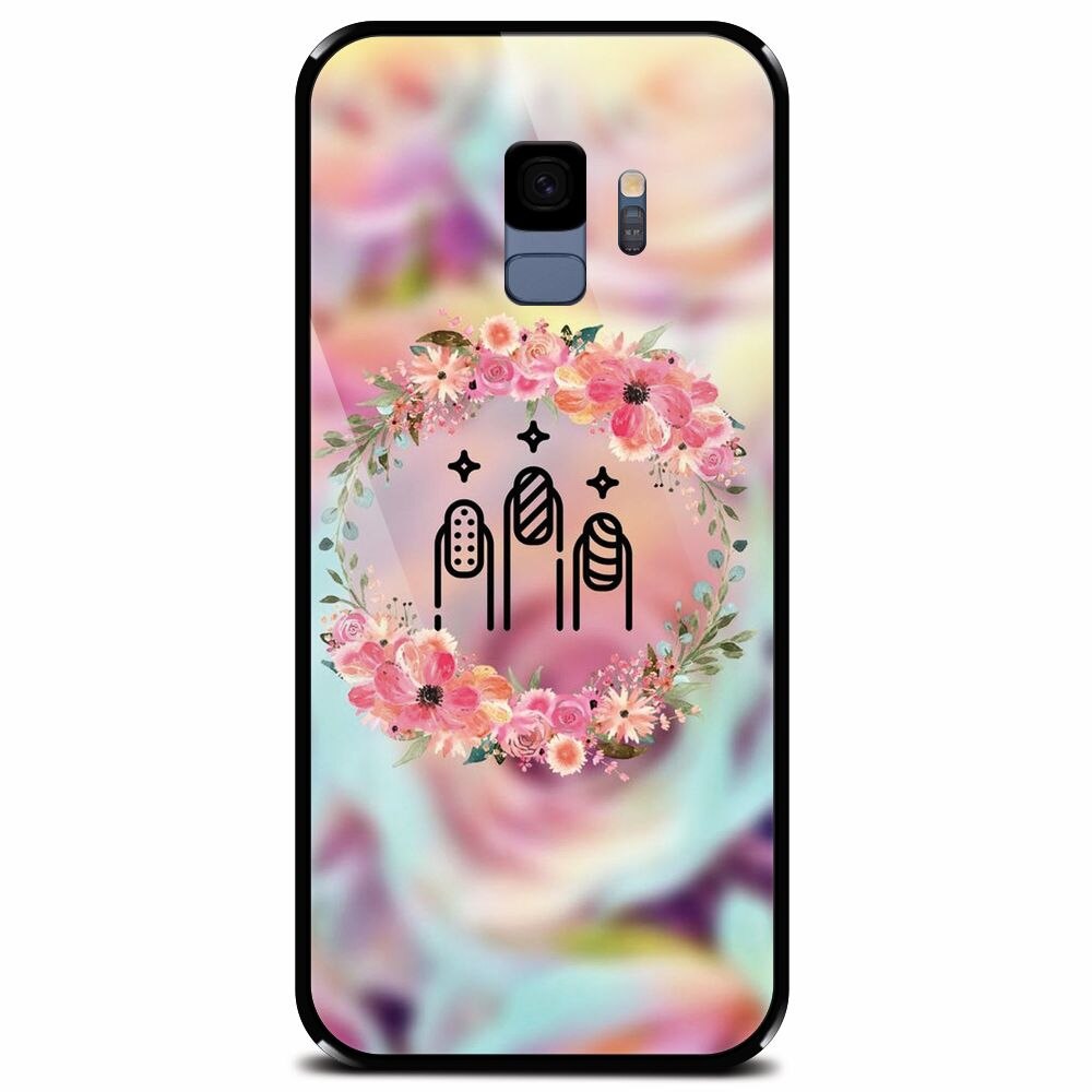 Husa din sticla securizata pentru Samsung Galaxy S9, Nail Expert