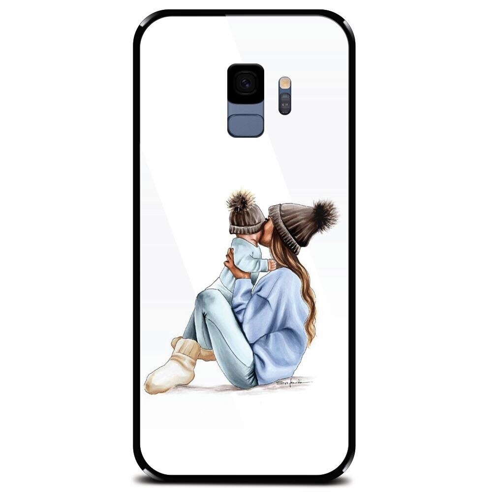 Husa din sticla securizata pentru Samsung Galaxy S9, Goodnights