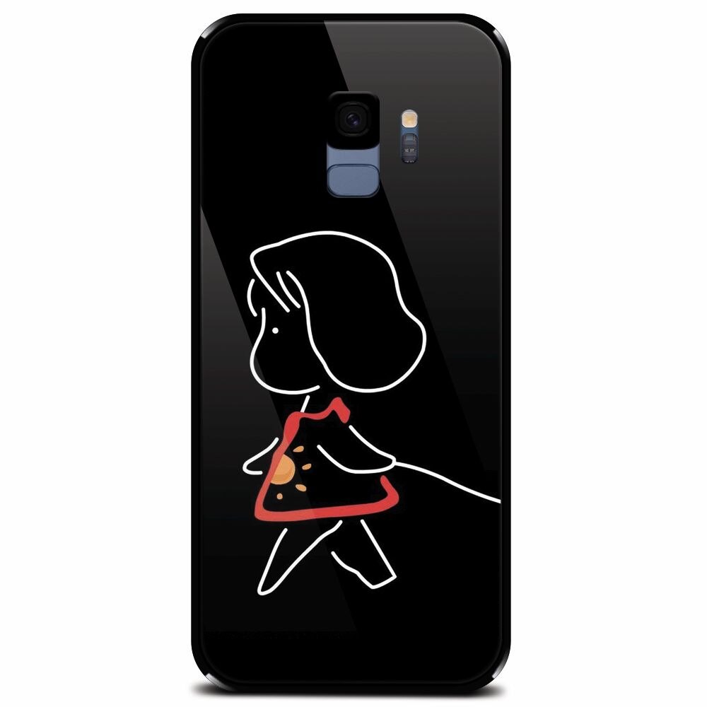 Husa din sticla securizata pentru Samsung Galaxy S9, Fallow Me