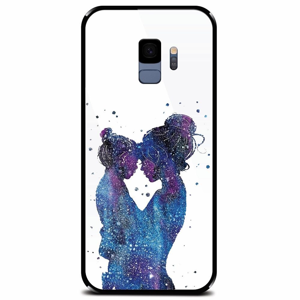 Husa din sticla securizata pentru Samsung Galaxy S9, Universe Bond