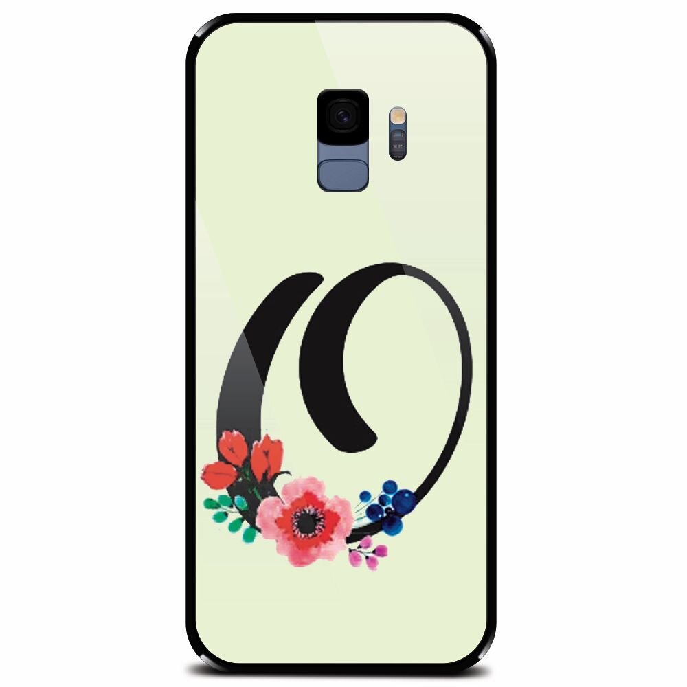 Husa din sticla securizata pentru Samsung Galaxy S9, Litera O