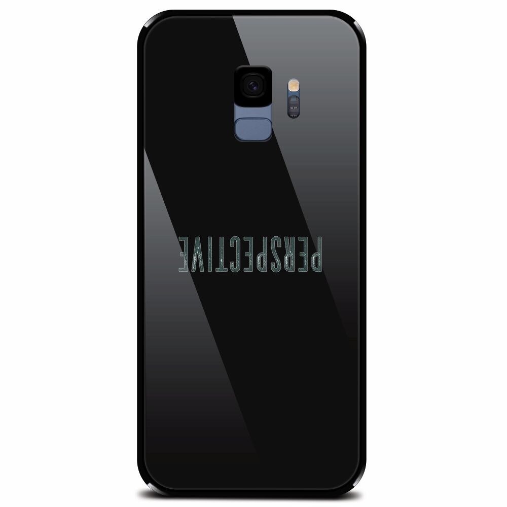 Husa din sticla securizata pentru Samsung Galaxy S9, Perspective Up