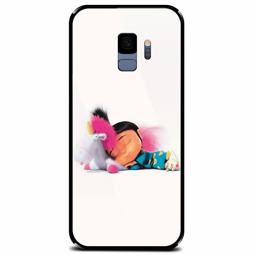 Husa din sticla securizata pentru Samsung Galaxy S9, Cute Pony Love