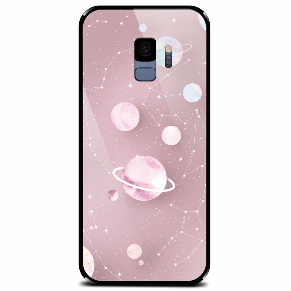 Husa din sticla securizata pentru Samsung Galaxy S9, Zodiac