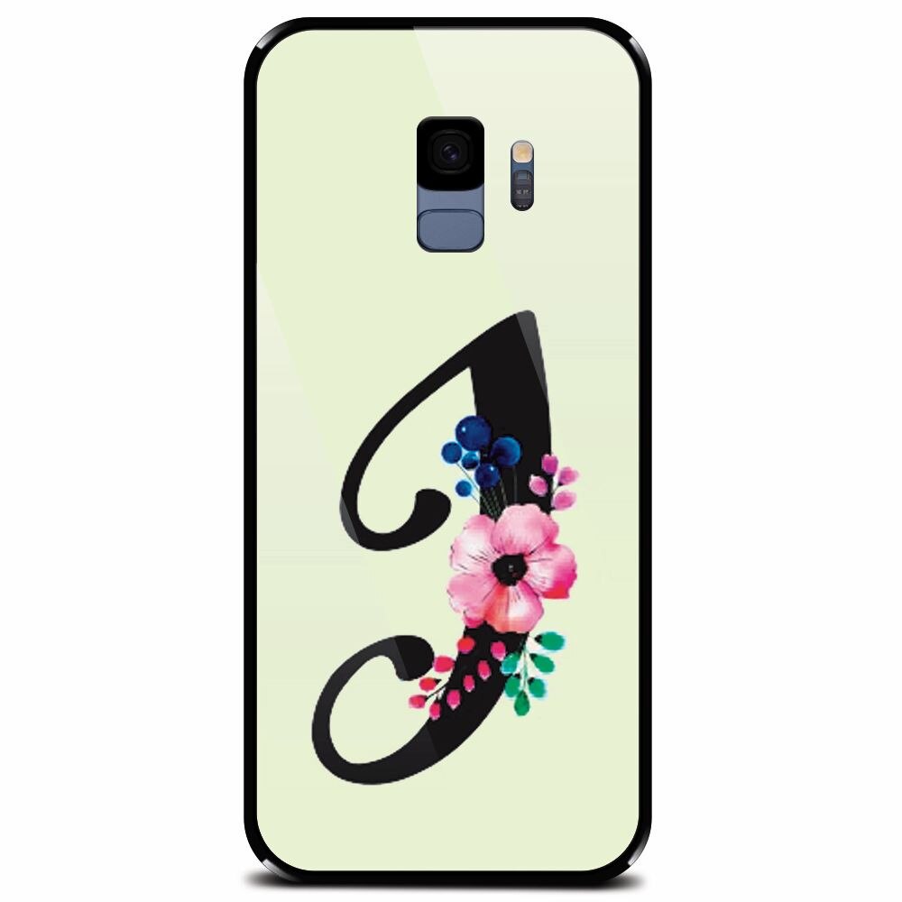 Husa din sticla securizata pentru Samsung Galaxy S9, Litera I