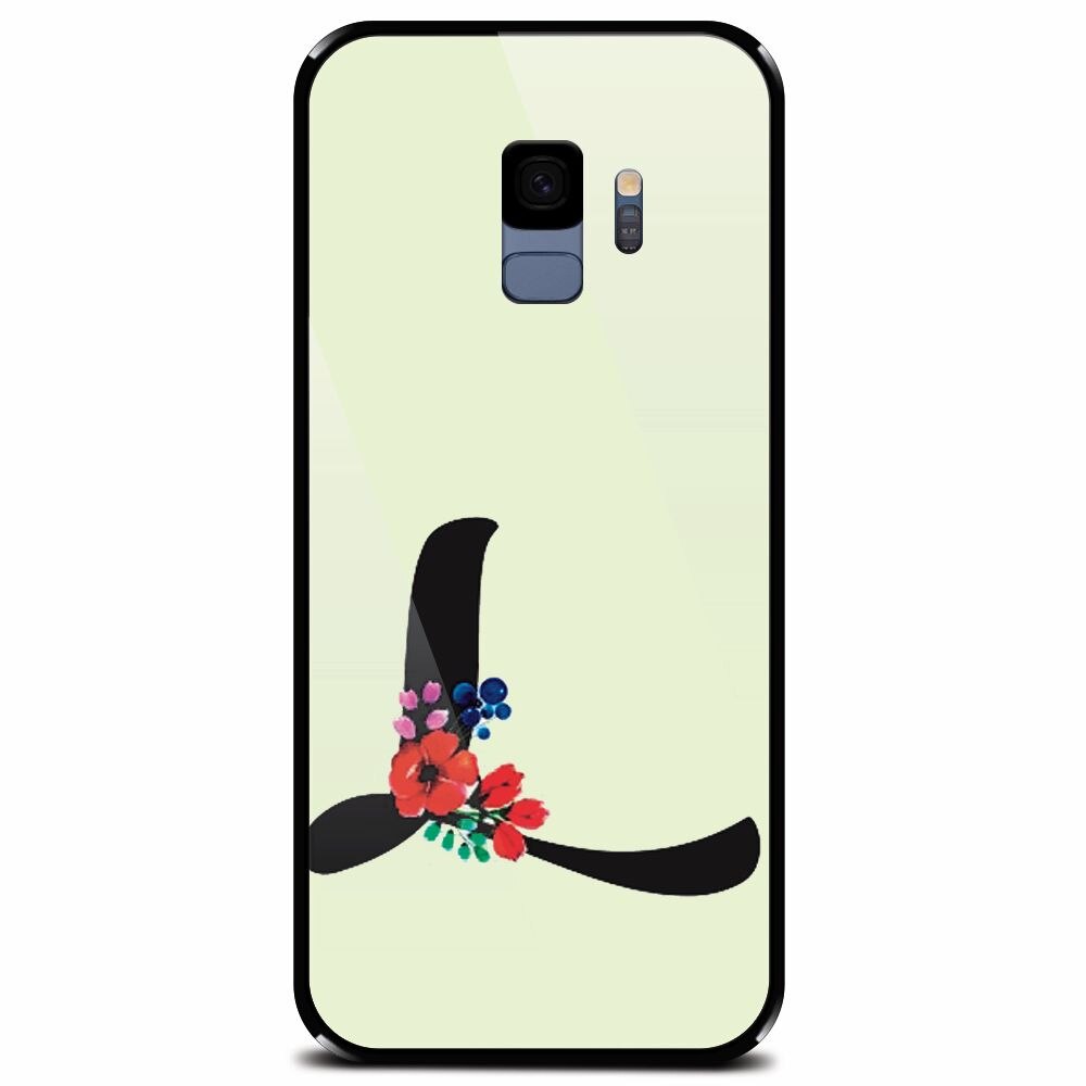 Husa din sticla securizata pentru Samsung Galaxy S9, Litera L