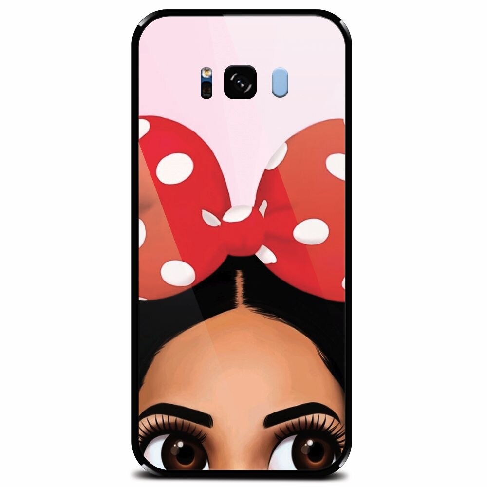 Husa din sticla securizata pentru Samsung Galaxy S8, Anime Art Girl