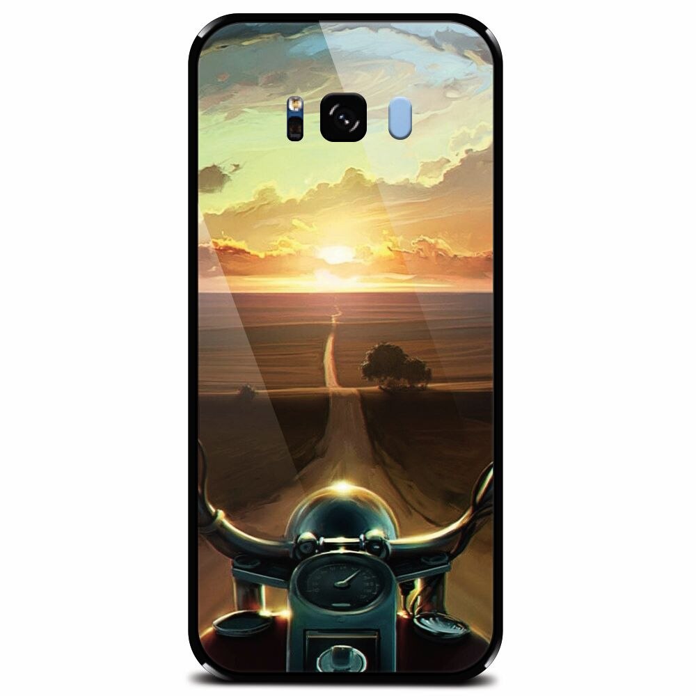Husa din sticla securizata pentru Samsung Galaxy S8 Plus, Country Road