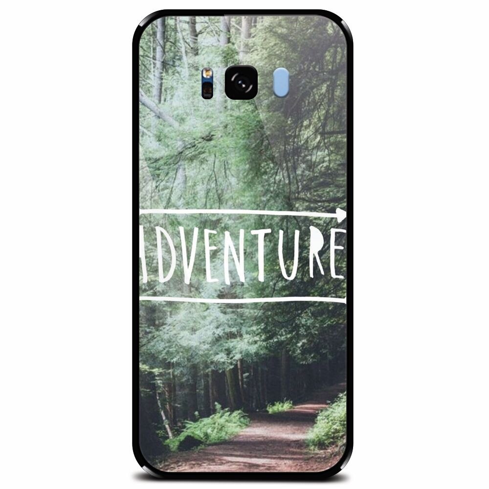 Husa din sticla securizata pentru Samsung Galaxy S8 Plus, Adventure Forest Path