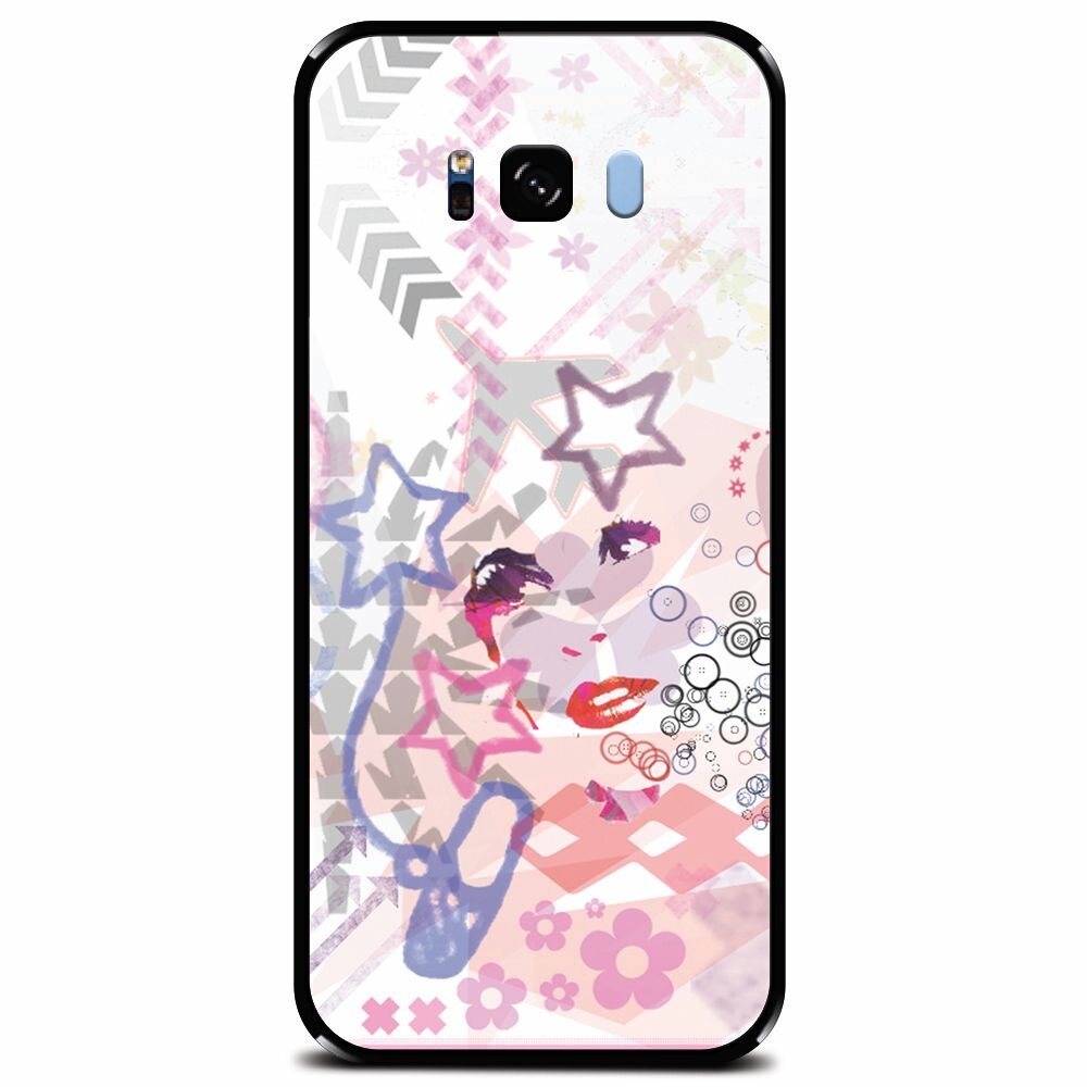 Husa din sticla securizata pentru Samsung Galaxy S8 Plus, Girly Like