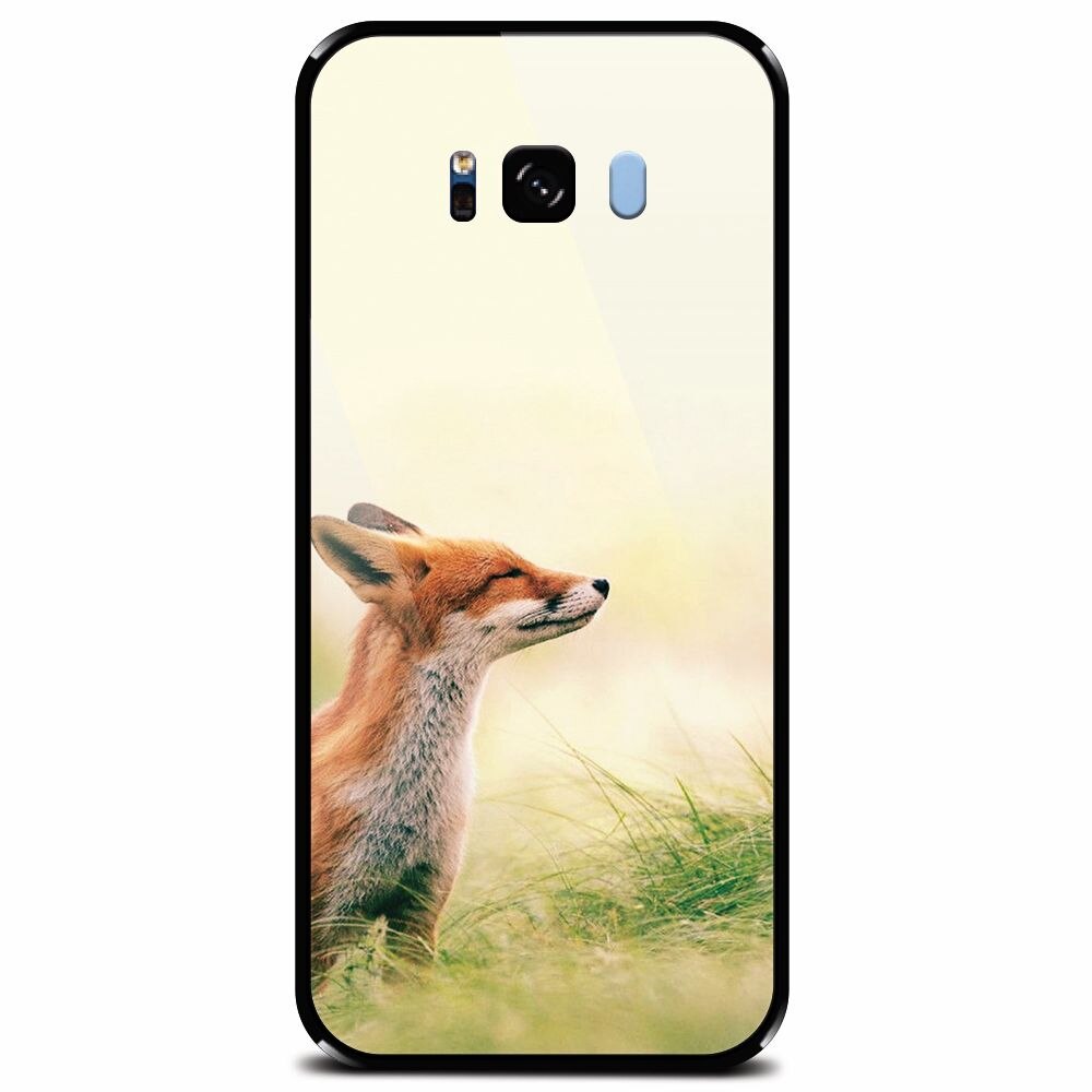 Husa din sticla securizata pentru Samsung Galaxy S8, Fox Scenting Breeze