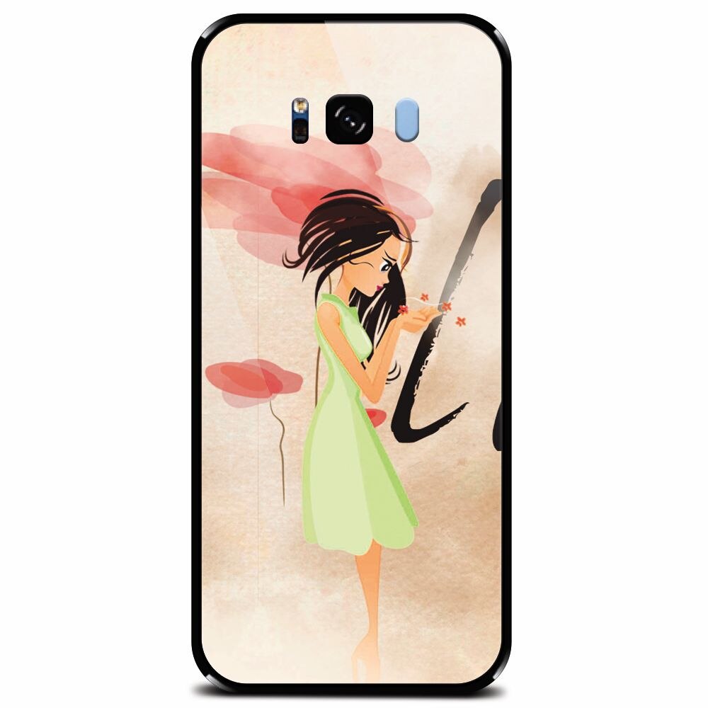 Husa din sticla securizata pentru Samsung Galaxy S8 Plus, Lost Without You