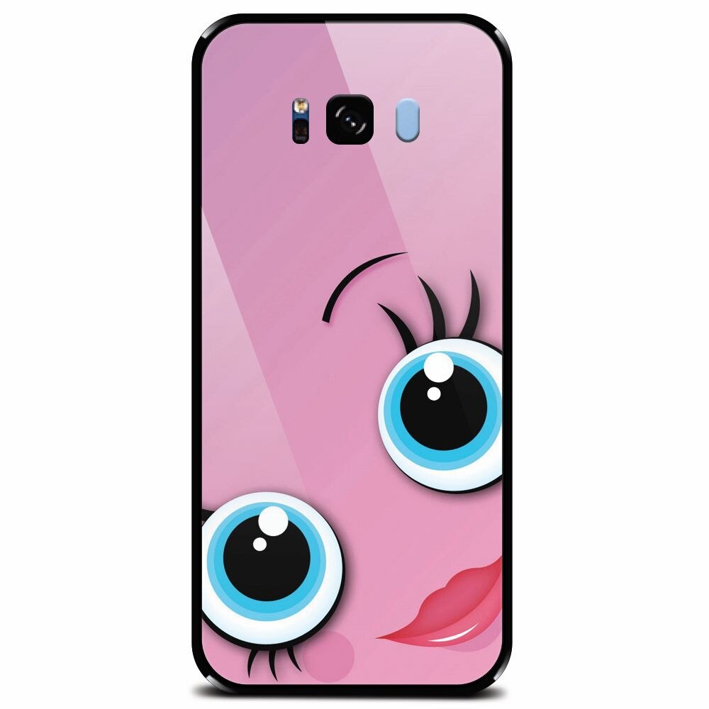 Husa din sticla securizata pentru Samsung Galaxy S8, Girly Cute