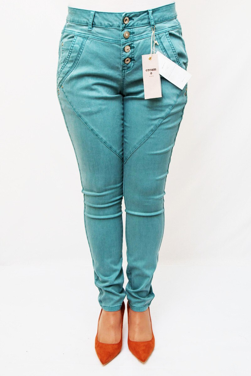 Pantaloni stretch Sisters Point, Albastru