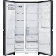 Side by side LG GSJ761MCUZ, 600 l, Clasa F, Full NoFrost, Door in Door, Dispenser apa, Compresor liniar Inverter, Smart Diagnosis, H 179 cm, Negru