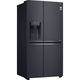 Side by side LG GSJ761MCUZ, 600 l, Clasa F, Full NoFrost, Door in Door, Dispenser apa, Compresor liniar Inverter, Smart Diagnosis, H 179 cm, Negru