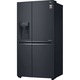 Side by side LG GSJ761MCUZ, 600 l, Clasa F, Full NoFrost, Door in Door, Dispenser apa, Compresor liniar Inverter, Smart Diagnosis, H 179 cm, Negru