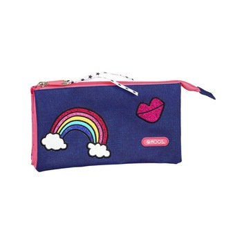 Penar triplu Moos Dreams, 22x12x3 cm Penar triplu Moos Dreams, 22x12x3 cm