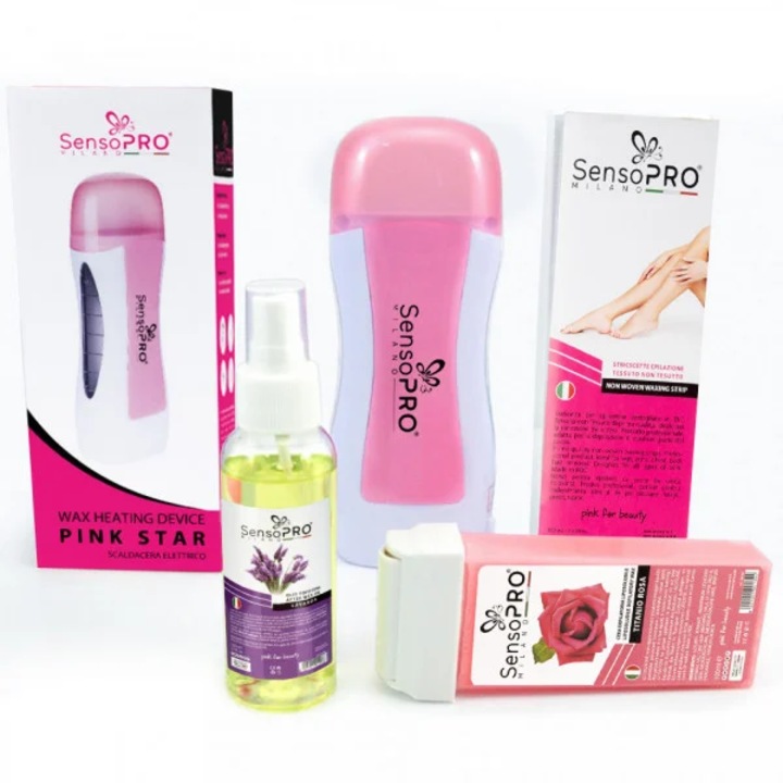 Комплект за обезкосмяване SensoPRO Start Pink