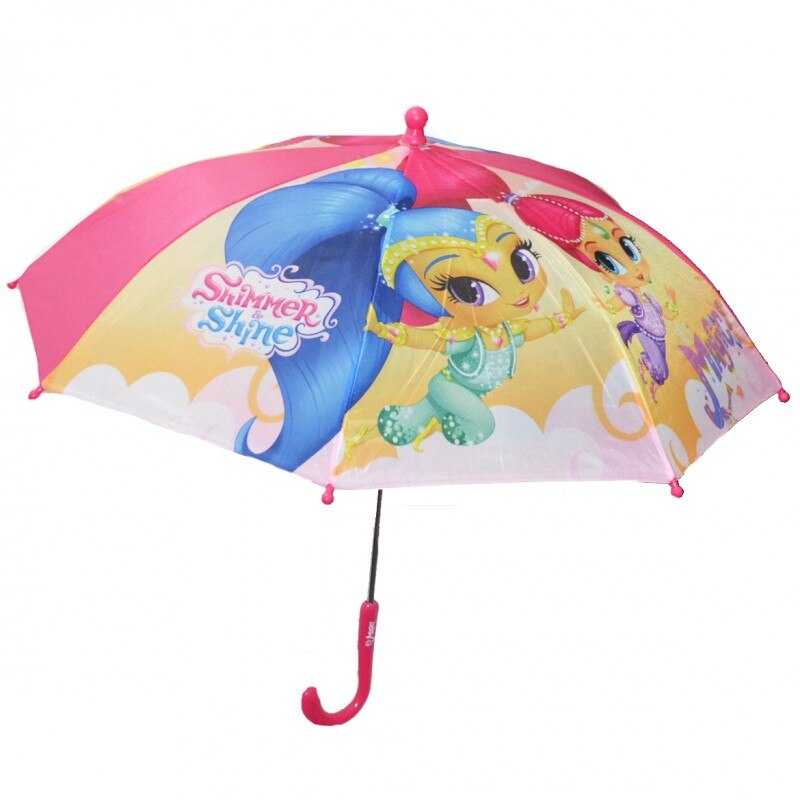 Umbrela manuala Shimmer Shine maner roz 42 cm Multicolor