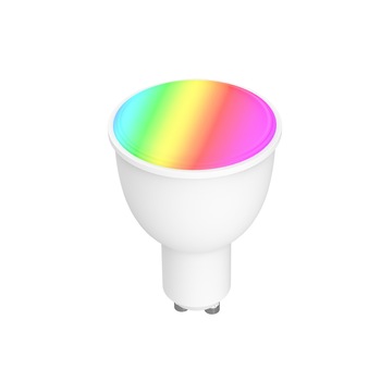 Bec LED Smart WiFi Woox R5077 GU10 4.5W Wi-Fi Color Bec LED Smart WiFi Woox R5077 GU10 4.5W Wi-Fi Color