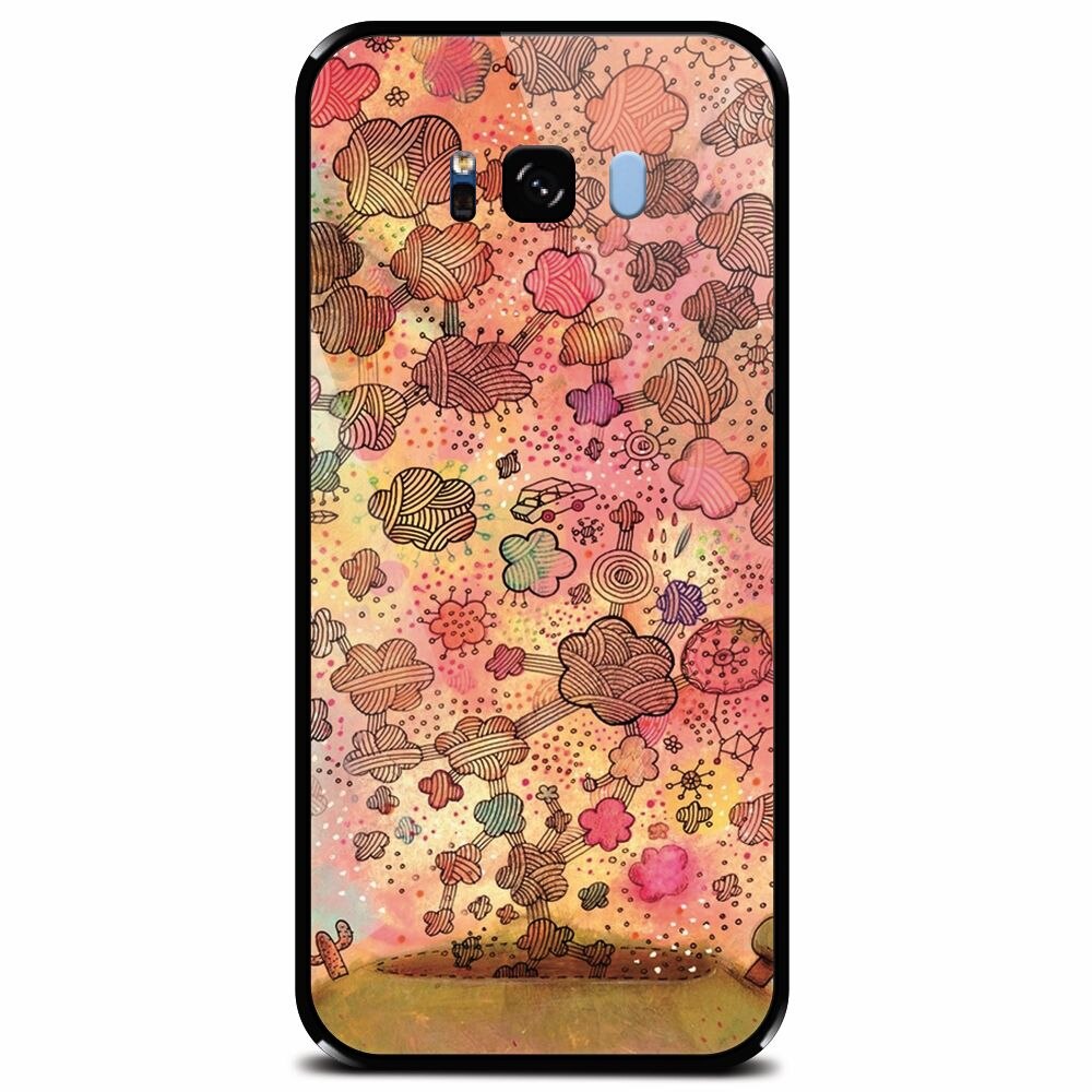 Husa din sticla securizata pentru Samsung Galaxy S8, Girly X