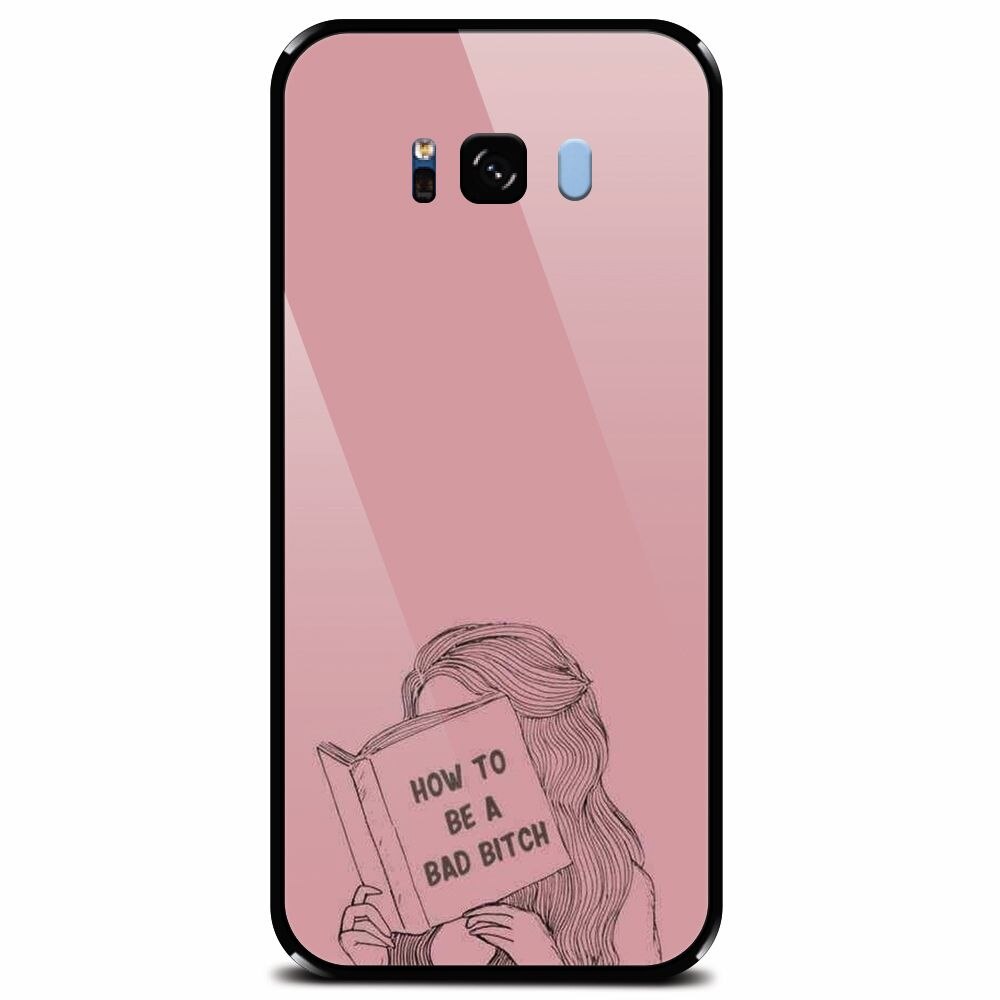 Husa din sticla securizata pentru Samsung Galaxy S8 Plus, How To Be A Bad