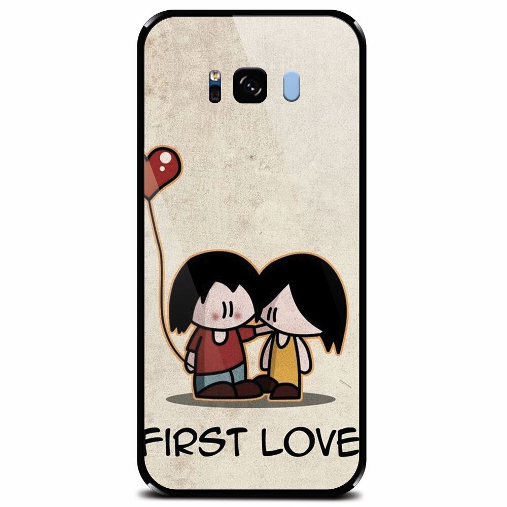 Husa din sticla securizata pentru Samsung Galaxy S8 Plus, First Love Great Lock Screen