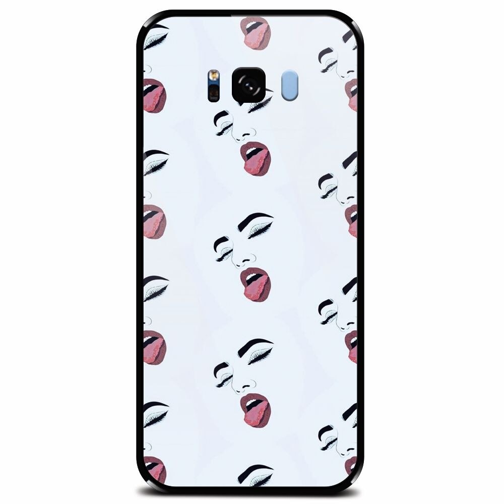 Husa din sticla securizata pentru Samsung Galaxy S8 Plus, Dirty Babe