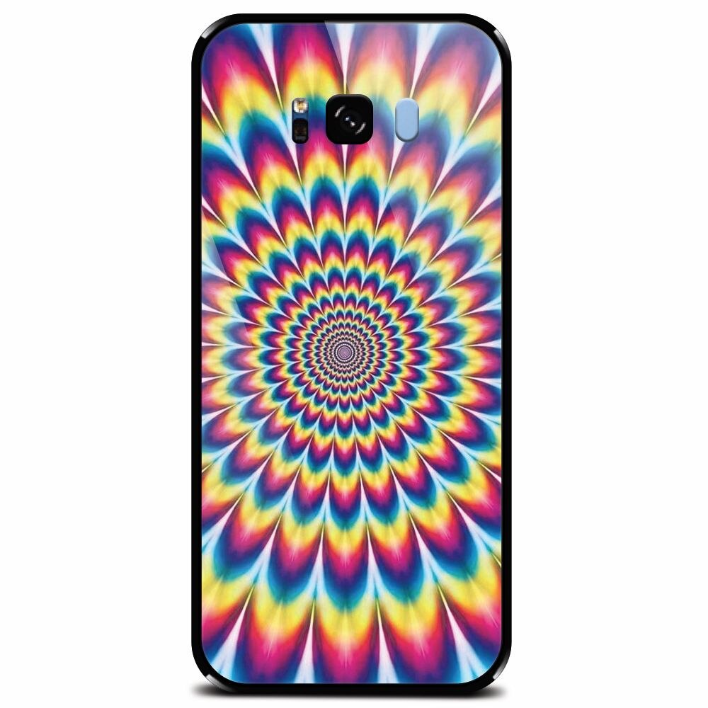Husa din sticla securizata pentru Samsung Galaxy S8, Hurts My Eyes