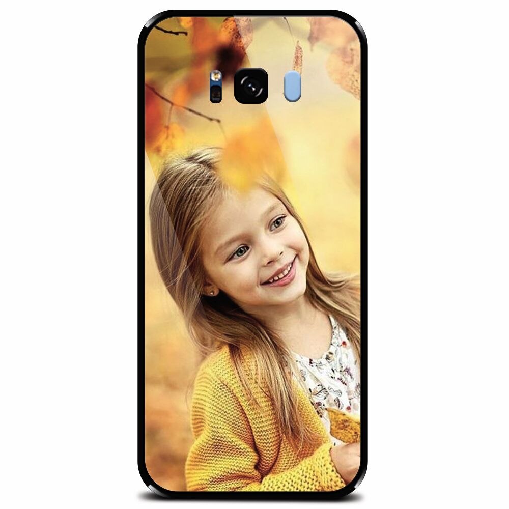 Husa din sticla securizata pentru Samsung Galaxy S8, Personalizata