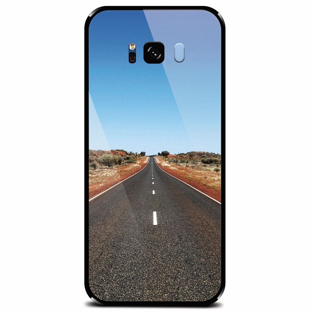 Husa din sticla securizata pentru Samsung Galaxy S8 Plus, Road To Future