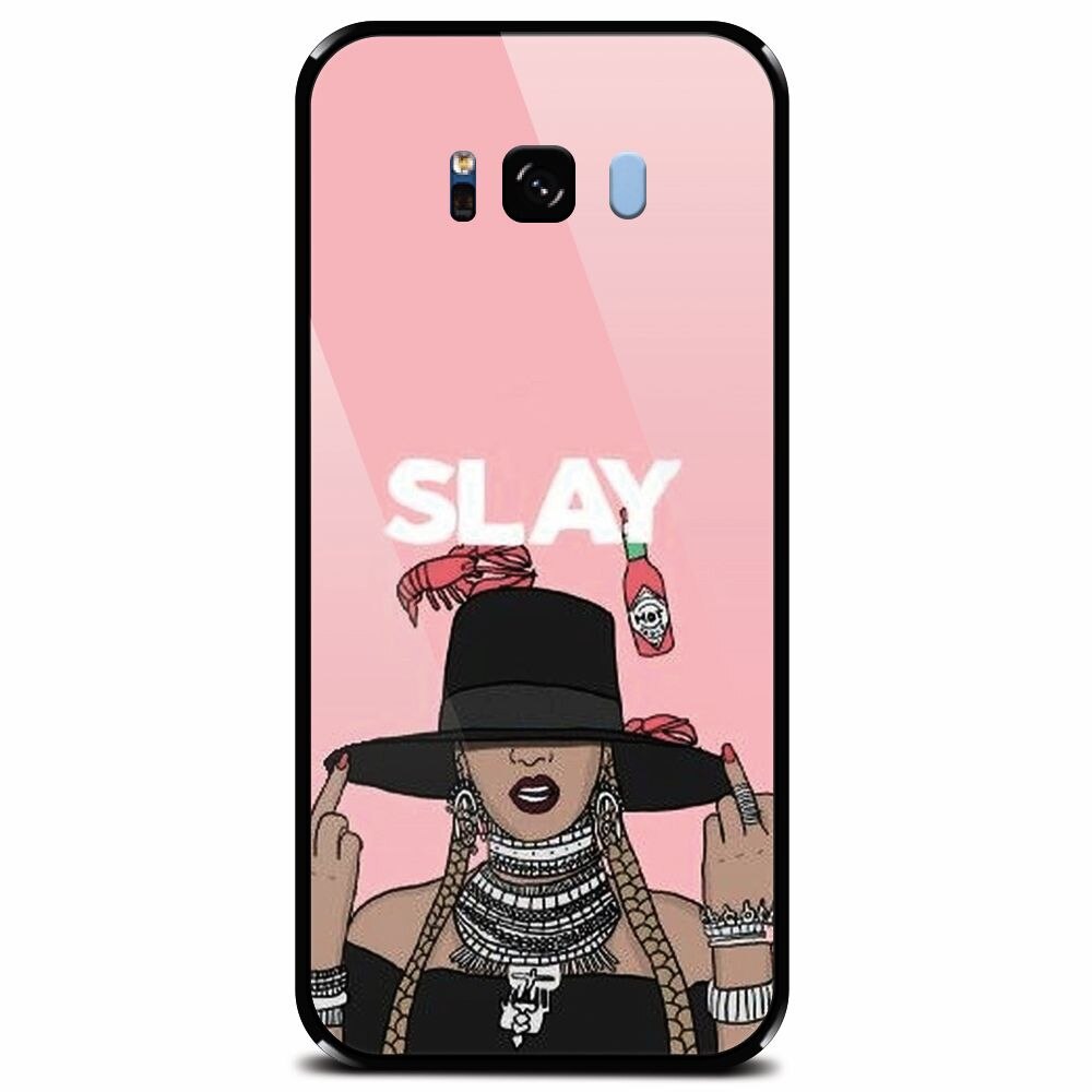 Husa din sticla securizata pentru Samsung Galaxy S8, Slay