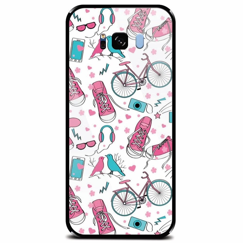 Husa din sticla securizata pentru Samsung Galaxy S8 Plus, Travel