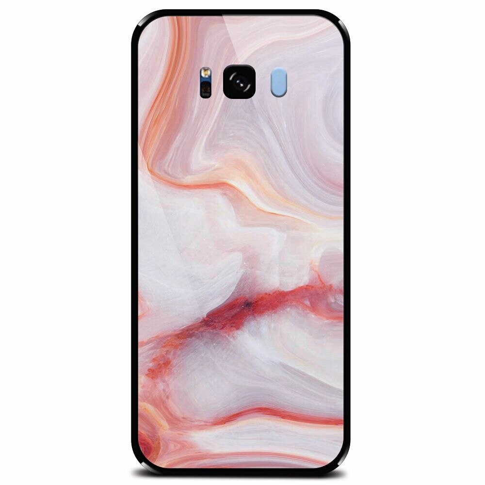 Husa din sticla securizata pentru Samsung Galaxy S8 Plus, Abstract 102