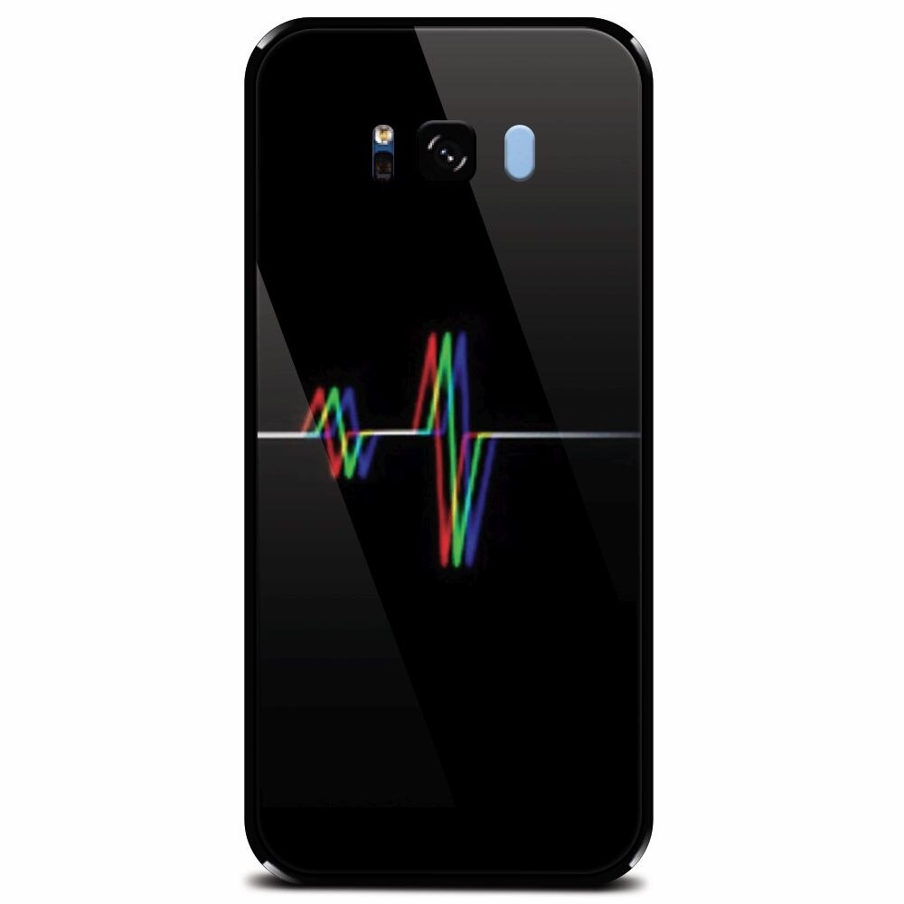 Husa din sticla securizata pentru Samsung Galaxy S8 Plus, Electro Beat