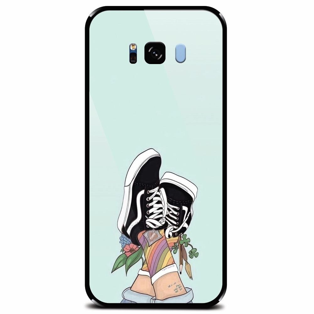 Husa din sticla securizata pentru Samsung Galaxy S8, Relax 2
