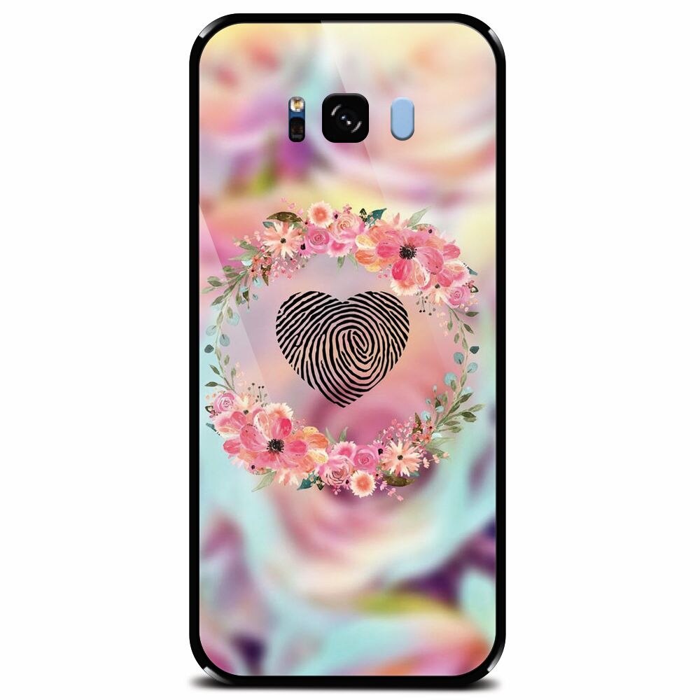 Husa din sticla securizata pentru Samsung Galaxy S8 Plus, Fingerprint