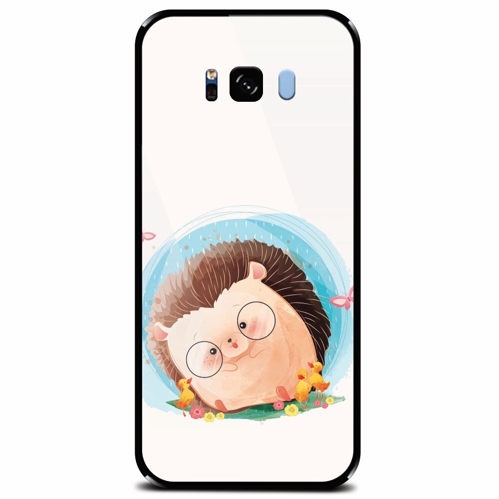 Husa din sticla securizata pentru Samsung Galaxy S8 Plus, Arici