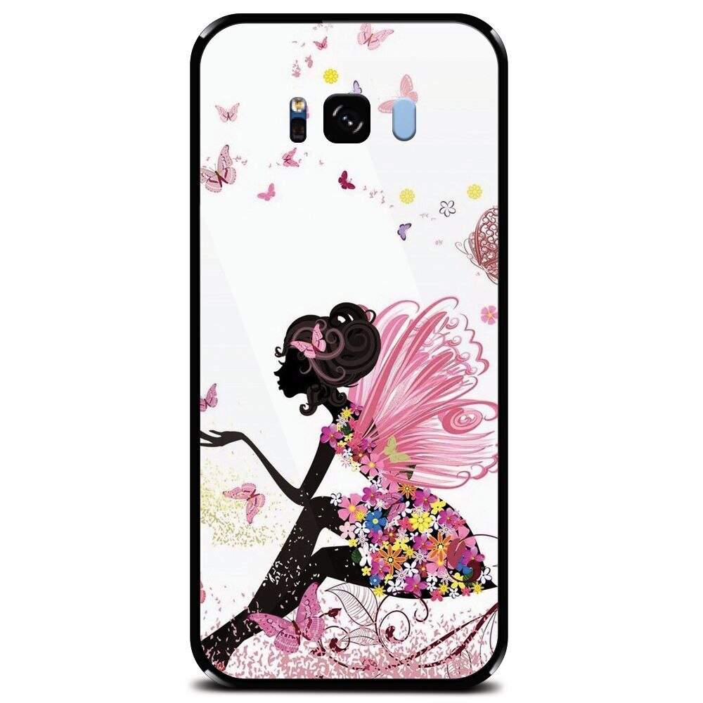 Husa din sticla securizata pentru Samsung Galaxy S8, Fairy 101
